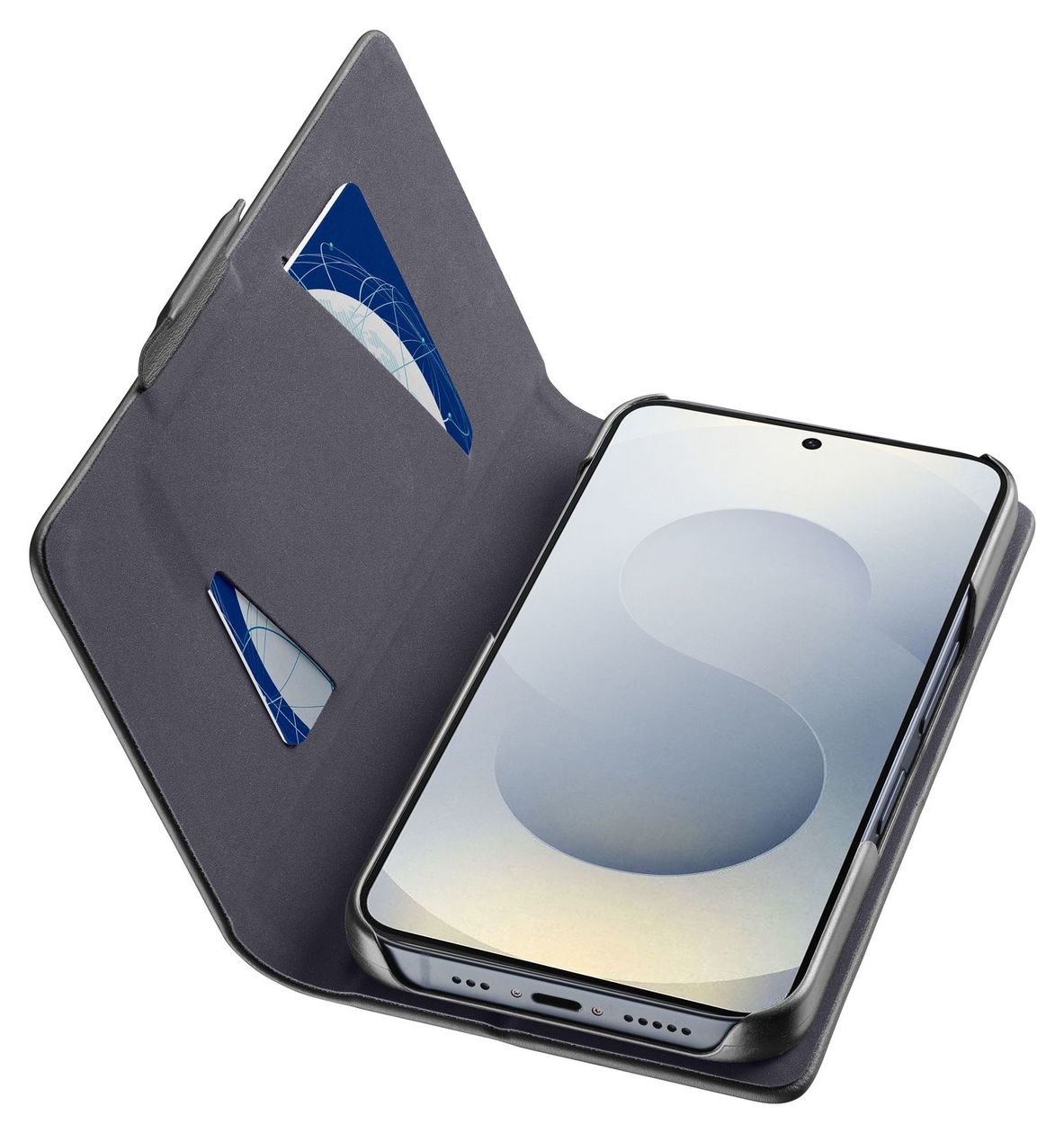 Book Folio für Samsung Galaxy S25 FE  (Schwarz) 