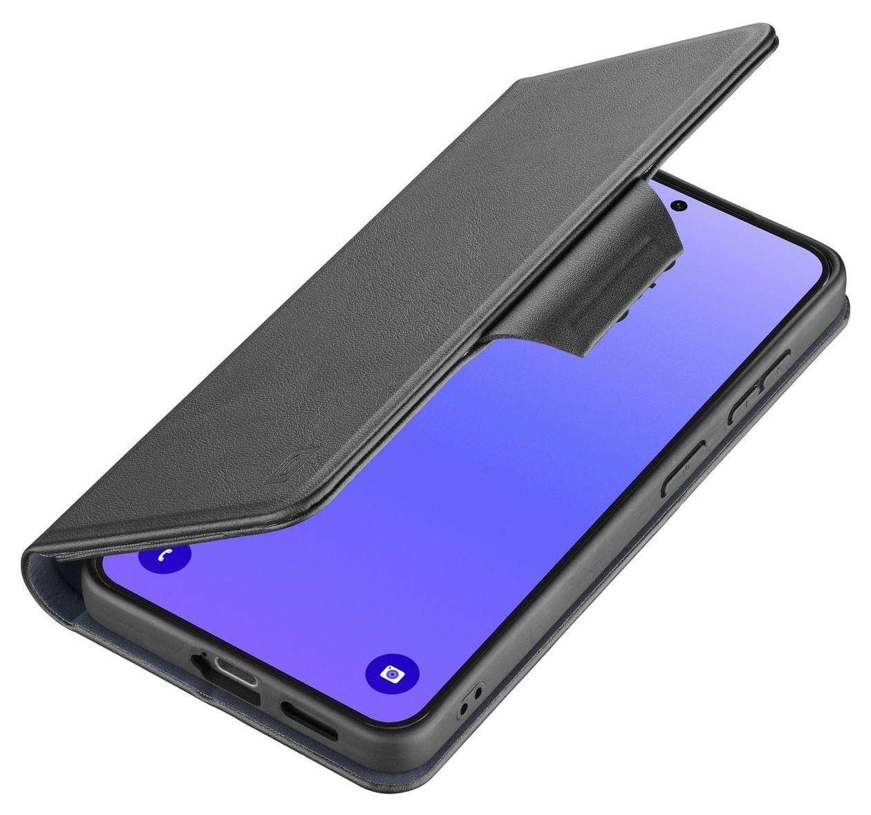 Book Agenda 2 Folio für Samsung Galaxy A37  (Schwarz) 