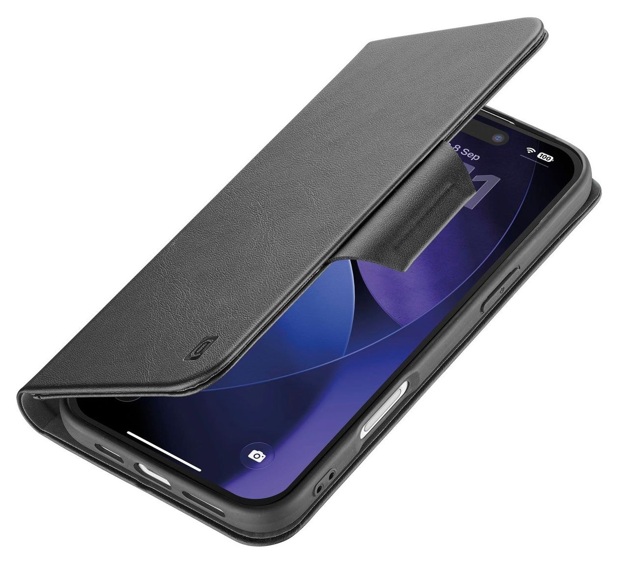Book Agenda Folio für Apple iPhone 18 Pro  (Schwarz) 
