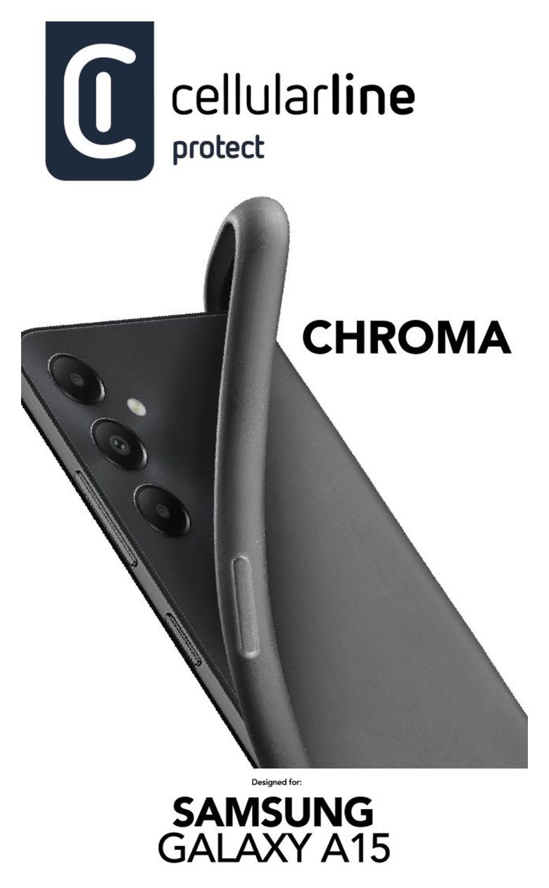 Chroma Cover für Samsung A15 5G  (Schwarz) 