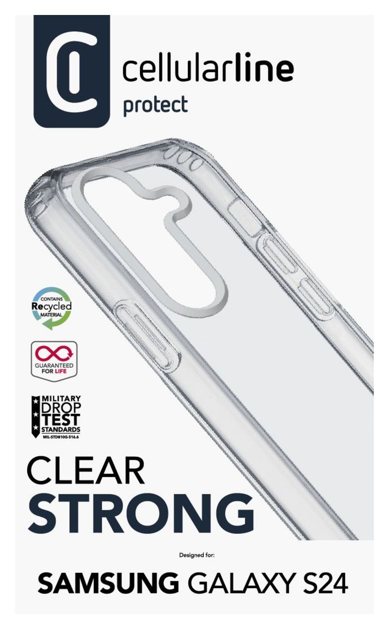 Clear Strong Cover für Samsung Galaxy S24  (Transparent) 