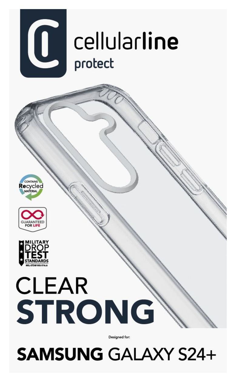 Clear Strong Cover für Samsung Galaxy S24+  (Transparent) 
