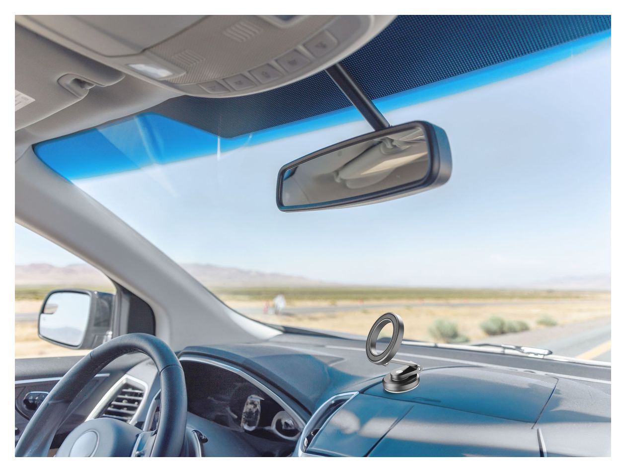 Compact Mag - iPhone 12 and later Magnetischer Smartphone-Halter für das Auto, vollständig faltbar und kompatibel mit der Magsafe-Technologie 