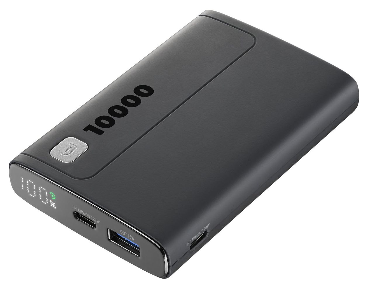 Elite 10000 mAh Powerbank USB Typ-C  (Schwarz) 