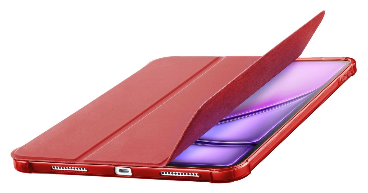 Folio Pro Folio aus Kunstleder für Apple IPAD AIR 10.9" (2020) IPAD AIR 10.9'' (2022) IPAD AIR 11" (2024) IPAD PRO 11" (2018) bis 27,9 cm (11") (Rot) 