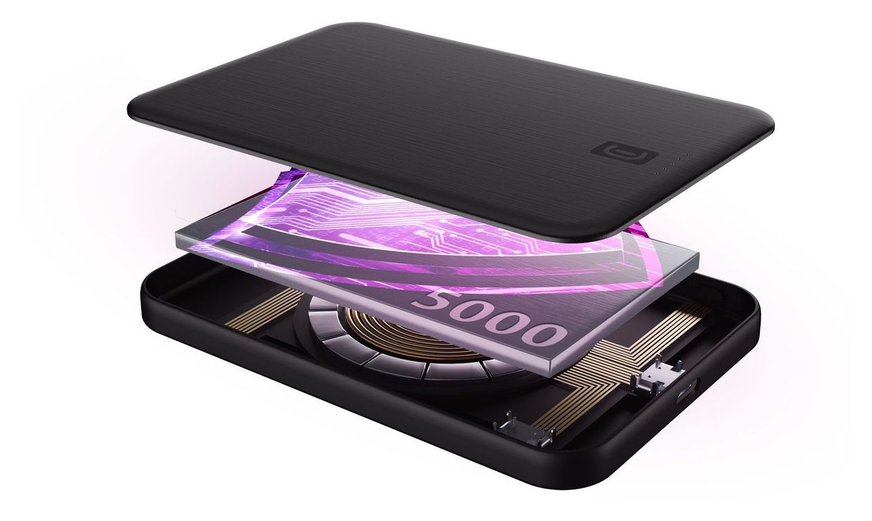 Mag Airy 5000 mAh Powerbank USB Typ-C  (Schwarz) 