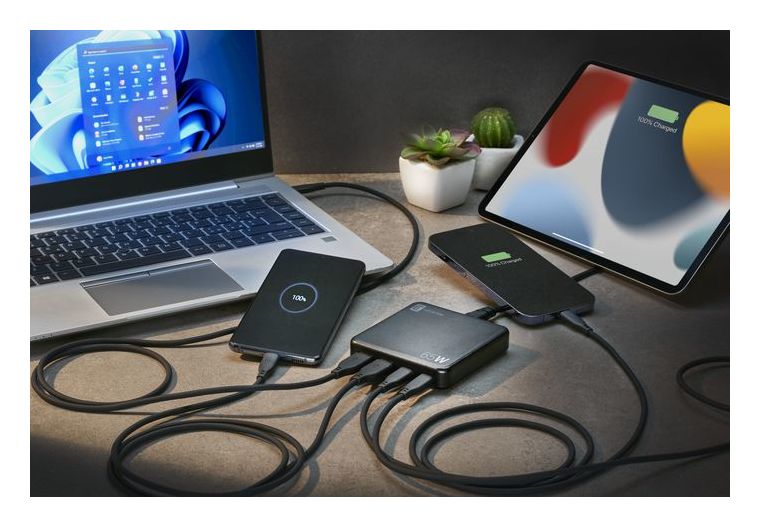 Netzladegerät MULTIPOWER DESK 65W mit GaN Technologie 
