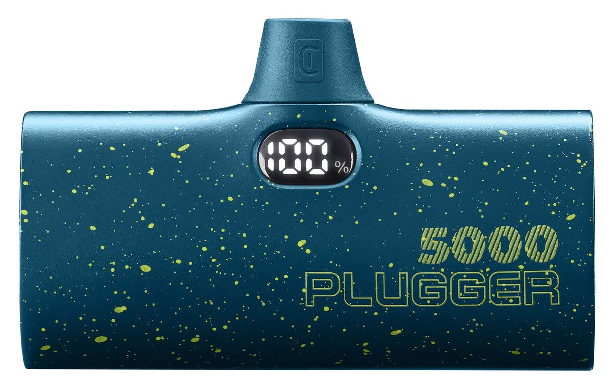 Plugger 5000 mAh Powerbank USB Typ-C  (Blau) 