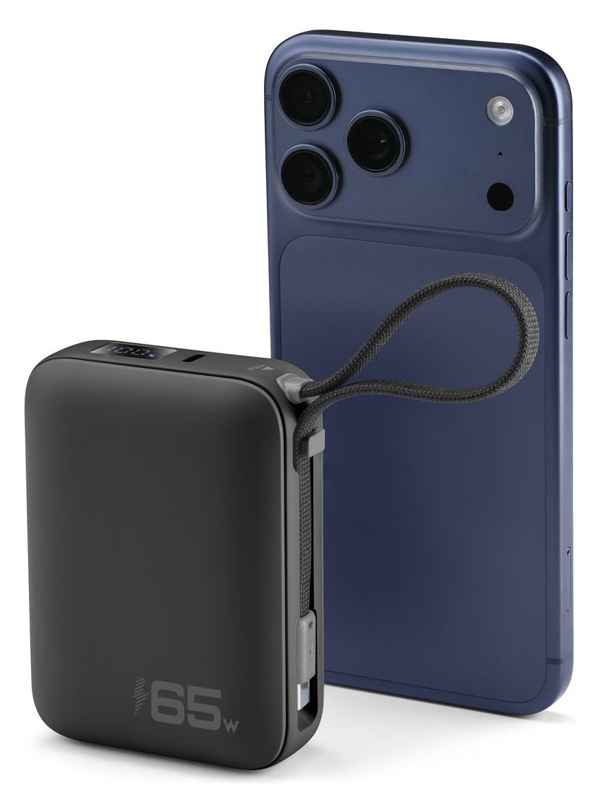 POWER BANK POCKET 20000 mAh 65W USB-C ANSCHLUSS SCHWARZ 