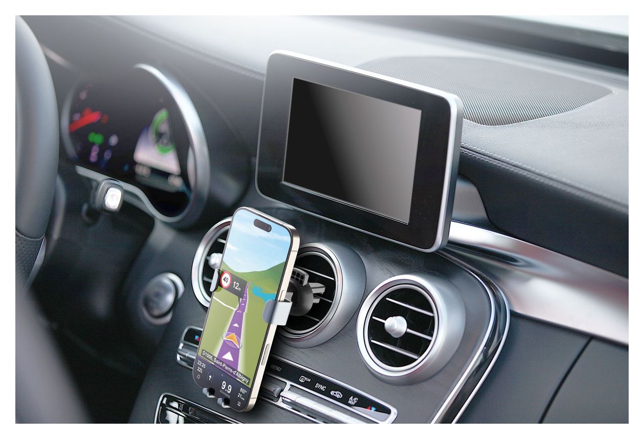 Slide - Universal Smartphonehalterung für Lüftungsdüsen im Auto 