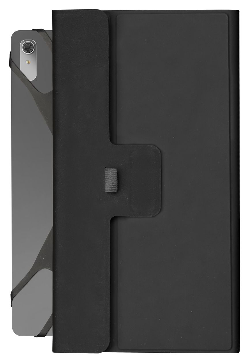Snap Case Folio aus Kunstleder für Universal Lenovo 10’’/11’’ bis 27,9 cm (11") (Schwarz) 