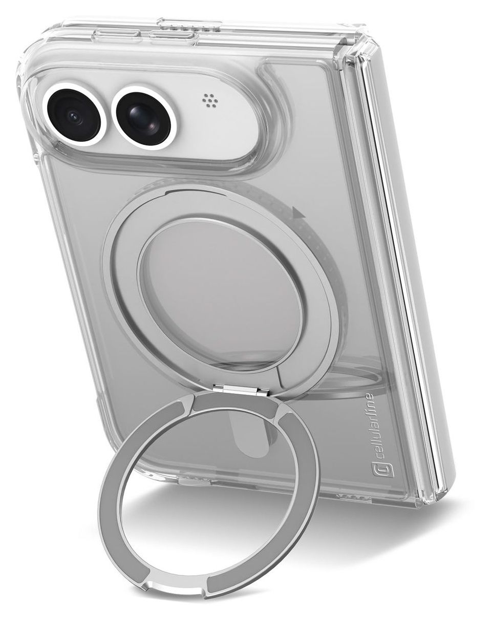 Spin Mag Cover für Apple iPhone 18 Duo  (Transparent) 