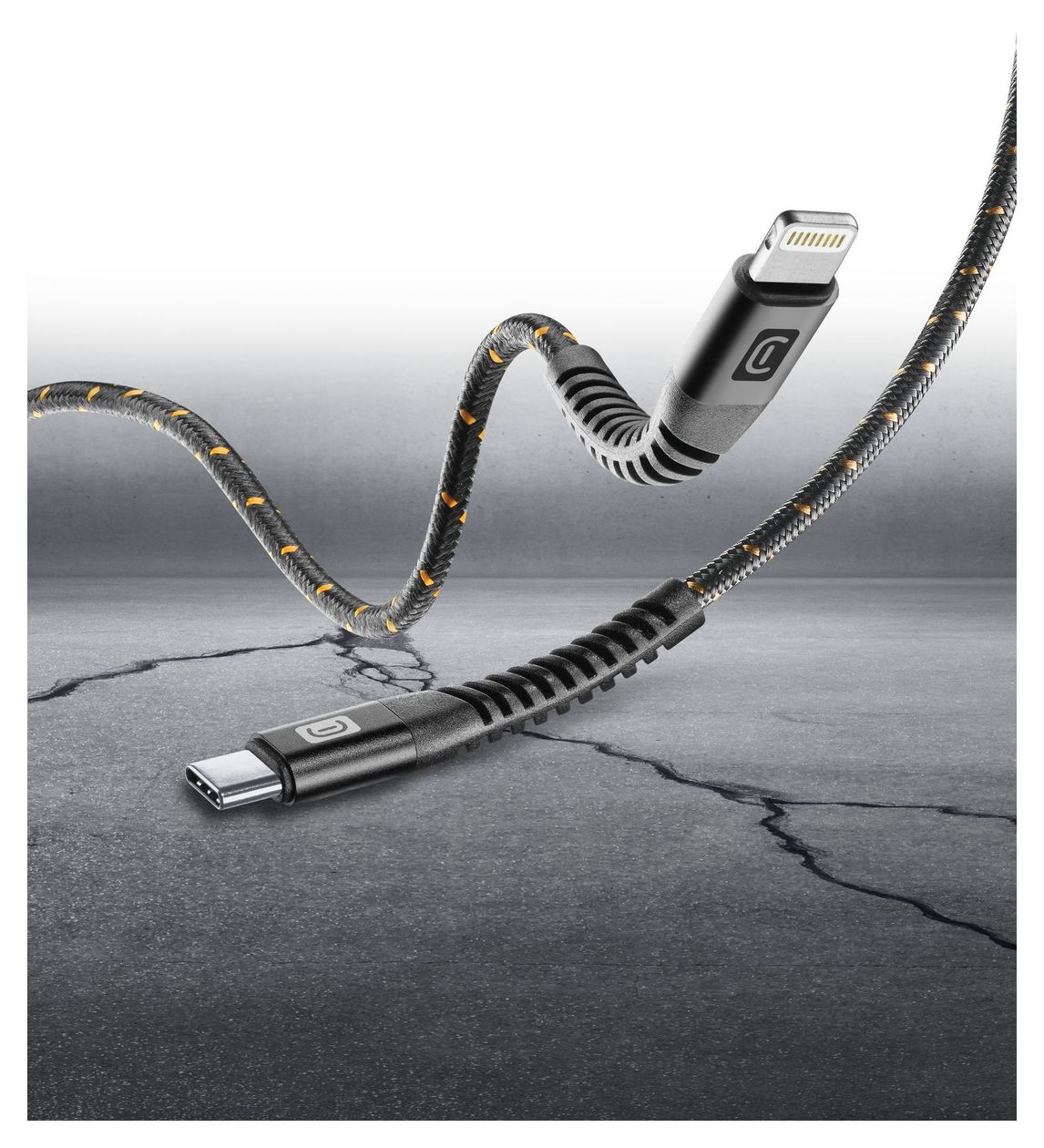 Tetra Force Cable Lightning auf USB C bis 30 W 1,2 m  (Schwarz) 