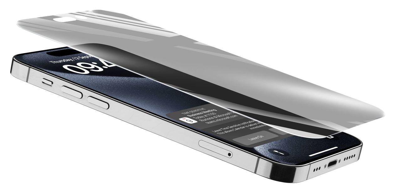 Top Secret Glass Klare Bildschirmschutzfolie gehärtetes Glas 9H für  Apple iPhone 15 Pro Antibakteriell, Kratzresistent, Schockresistent, UV-beständig 