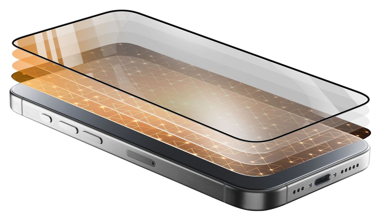 Xtreme Glass Klare Bildschirmschutzfolie gehärtetes Glas für  Apple iPhone 16 Pro Fallbeständig, Schlagfest, Kratzresistent 