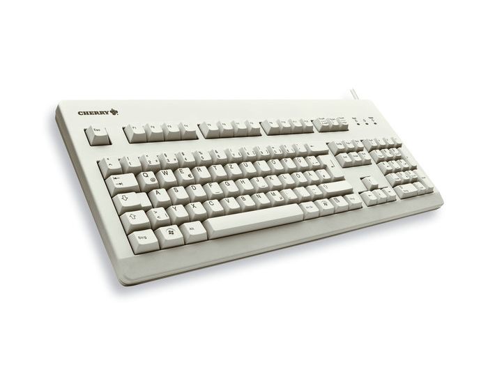 G80-3000 MX Brown Universal Tastatur QWERTY USB  (Grau) 