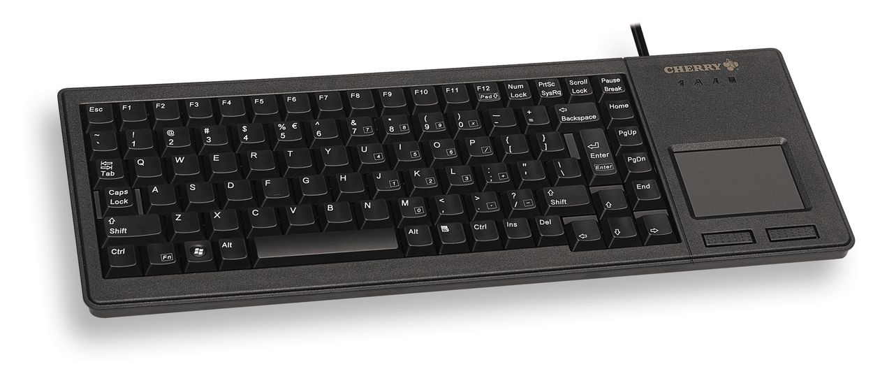 G84-5500 XS Touchpad Büro Tastatur USB  (Schwarz) 