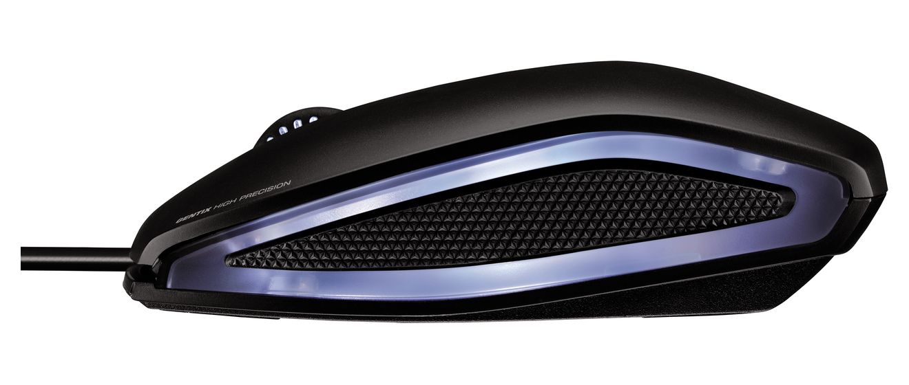 Gentix Coeded Illuminated 1000 DPI Büro Maus Optisch  (Schwarz) 