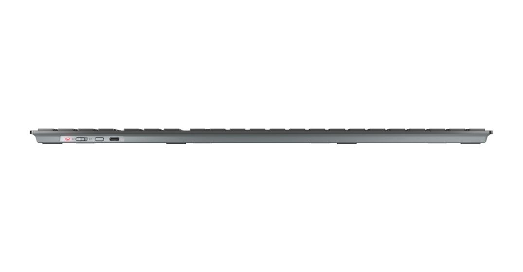 KW9100 Slim Universal Tastatur RF Wireless + Bluetooth 2.4 - 2.4835 GHz  (Schwarz) 