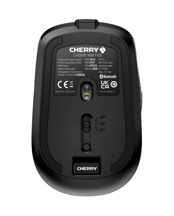 MW9100 2400 DPI Büro Maus  (Schwarz) 