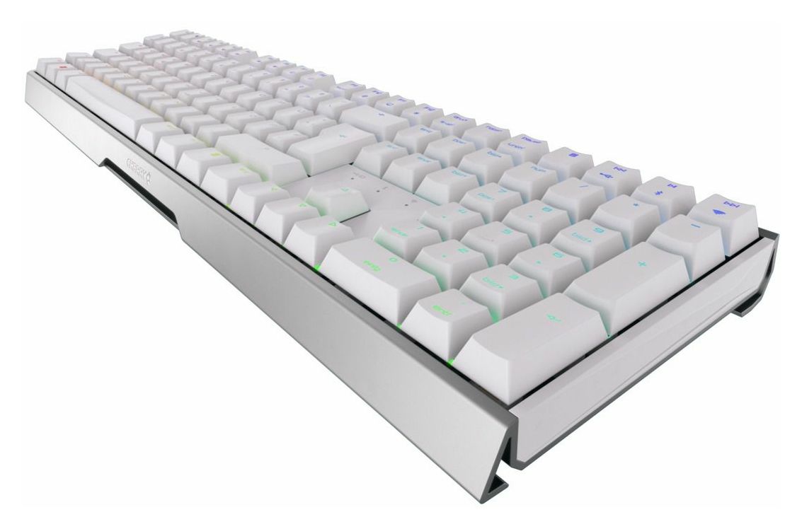 MX3.0S Wireless RGB-LED Gaming Tastatur RF Wireless + Bluetooth 2.4 GHz  (Weiß) 