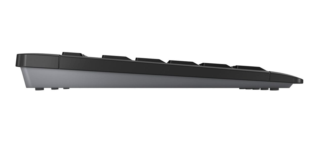 Stream Desktop Comfort Heimbüro Tastatur RF Wireless 2.4 GHz  (Schwarz) 