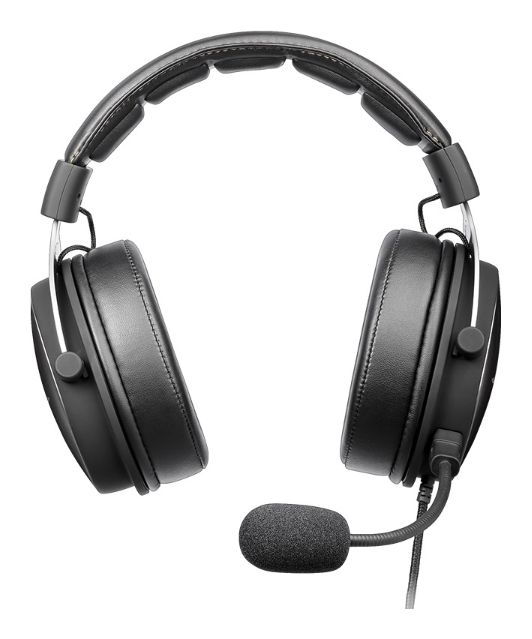 H1 Kopfhörer Kabelgebunden  (Schwarz, Silber) 