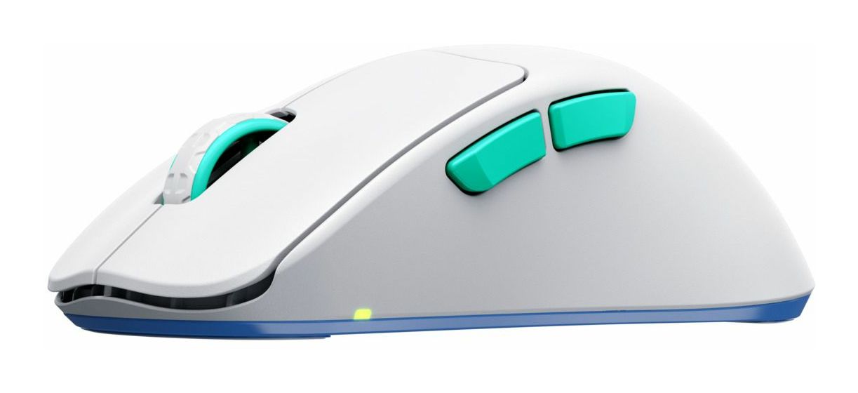 M64 Wireless 26000 DPI Gaming Maus (Blau, Türkis, Weiß) 