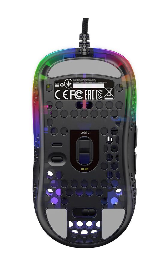 MZ1 RGB 16000 DPI Gaming Maus Optisch  (Schwarz) 