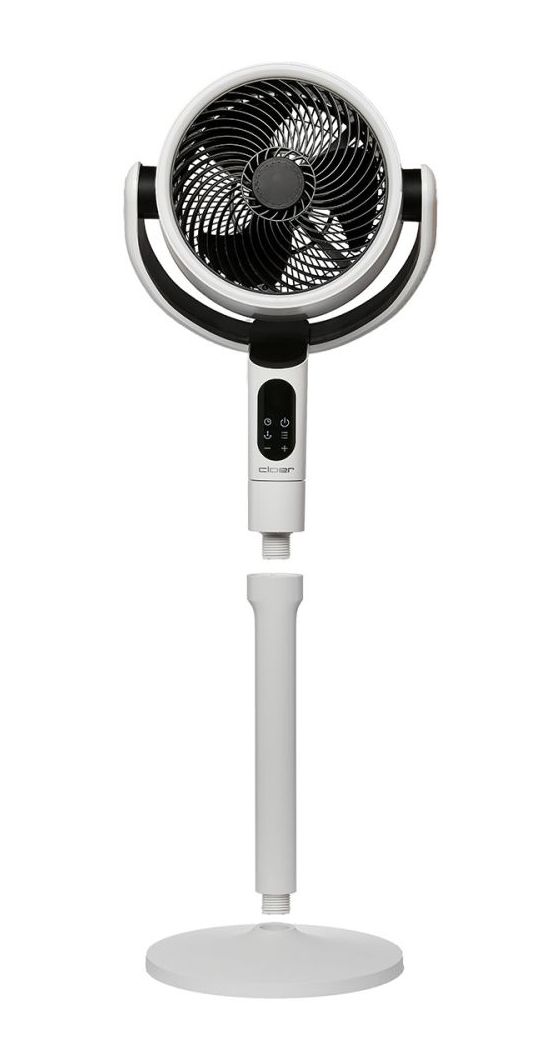 FA2001 Ventilator Stand 23 dB  (Schwarz, Weiß) 