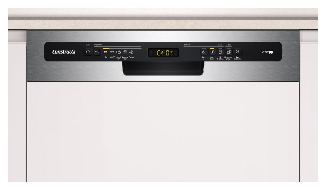 CG5IS01HTD 60 cm Geschirrspüler teilintegriert (ohne Front) Leise 12 Maßgedecke aquaStop Funktion Wärmetauscher 