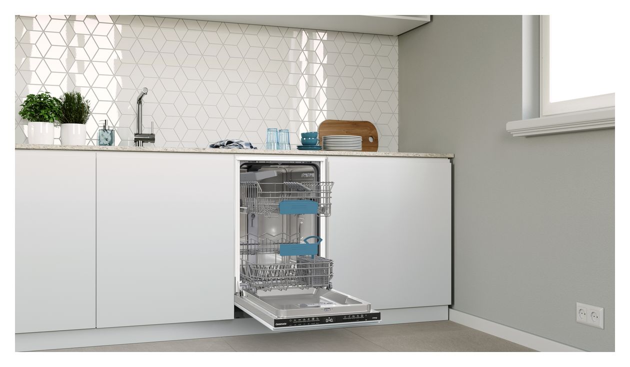 CP6VX01HLD 45 cm Geschirrspüler vollintegriert (ohne Front) Leise 10 Maßgedecke aquaStop Funktion Wärmetauscher 