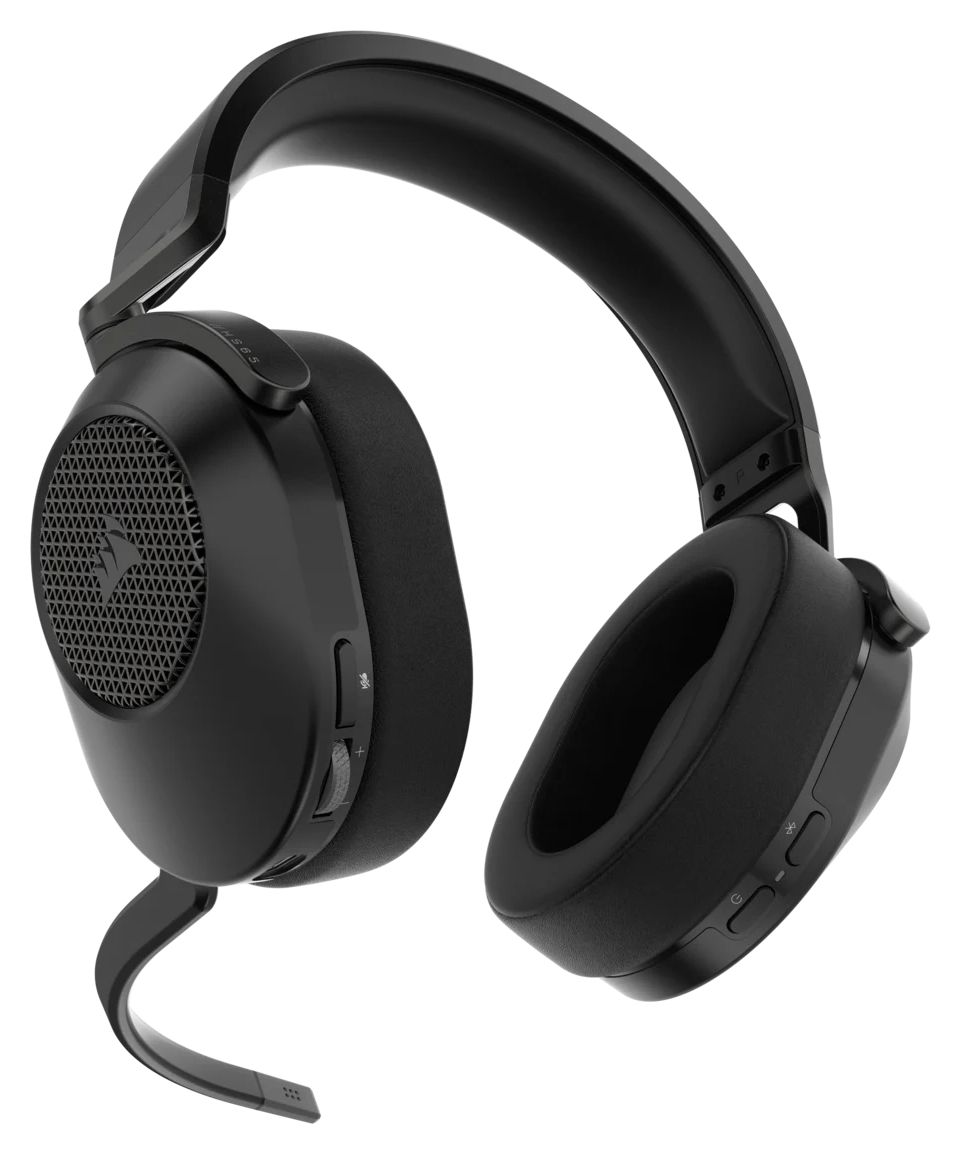HS65 Wireless V2 Over Ear Bluetooth Kopfhörer kabellos 24 h Laufzeit  (Schwarz) 