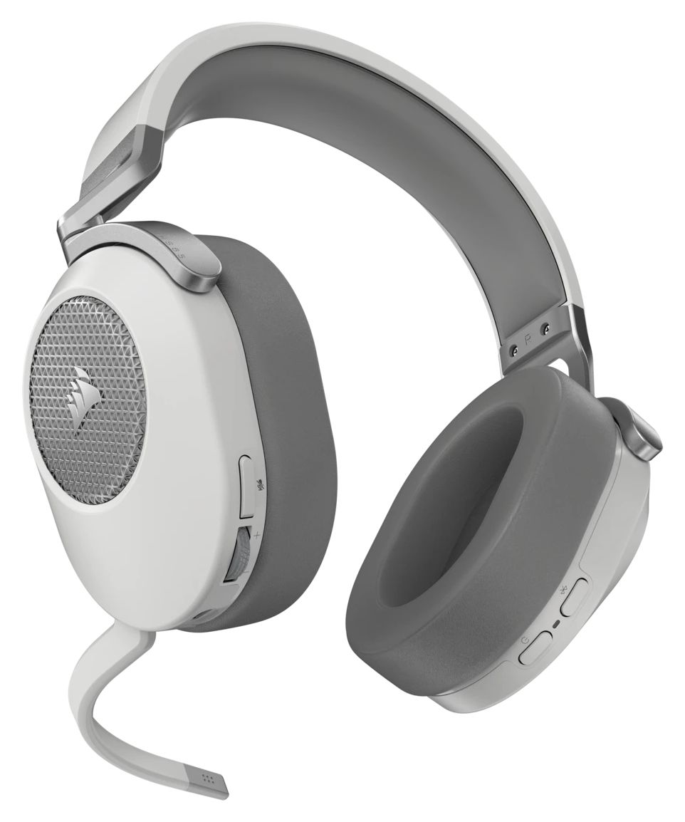 HS65 Wireless V2 Over Ear Bluetooth Kopfhörer kabellos 24 h Laufzeit  (Weiß) 