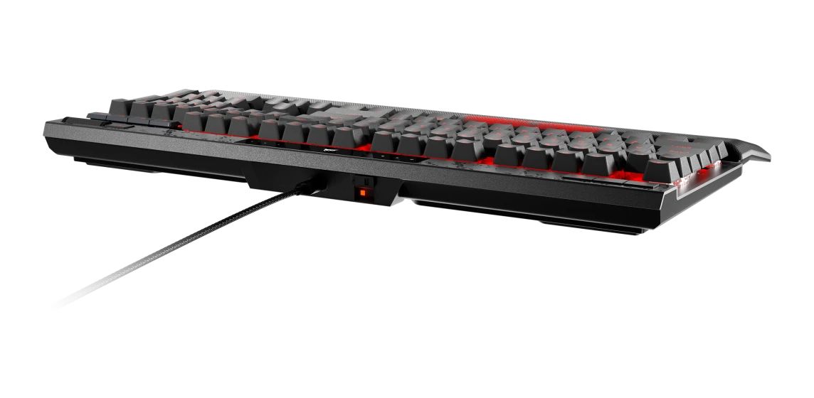 K70 Max RGB-LED Gaming Tastatur USB  (Schwarz) 