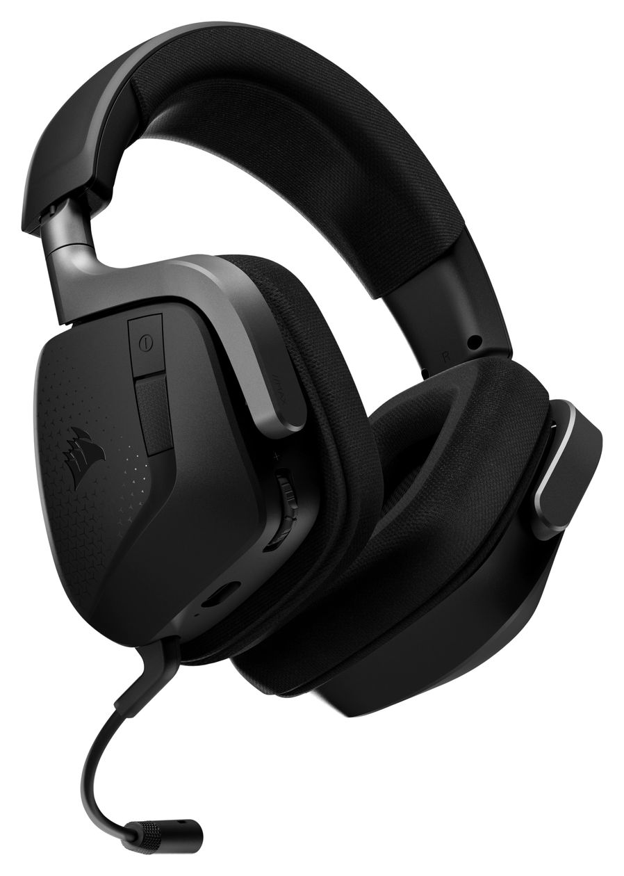 Void Max v2 Wireless Over Ear Bluetooth Kopfhörer kabellos 130 h Laufzeit  (Schwarz) 