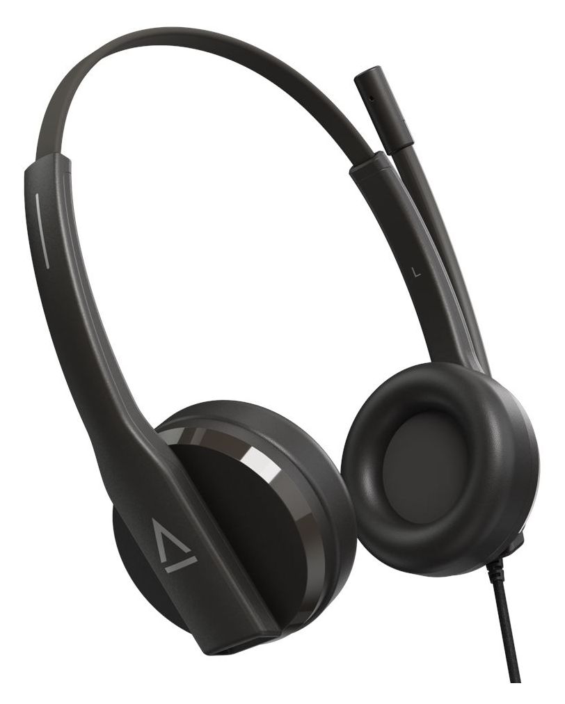 HS-230 Ohraufliegender Kopfhörer Kabelgebunden USB Typ-A  (Schwarz) 