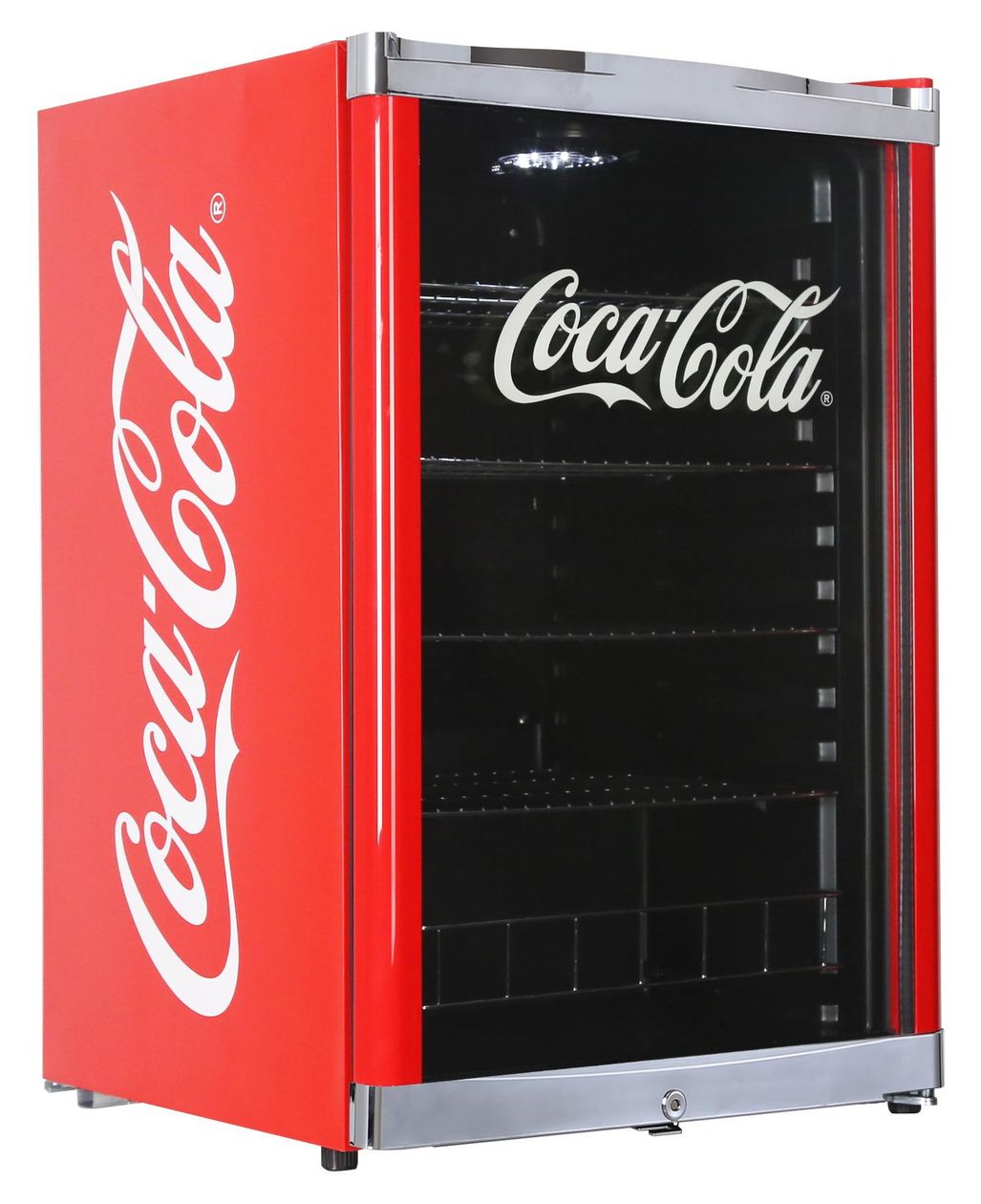 HighCube Coca Cola HC166E 115 l Tischkühlschrank EEK: E 81 kWh Jahr  (Rot) 