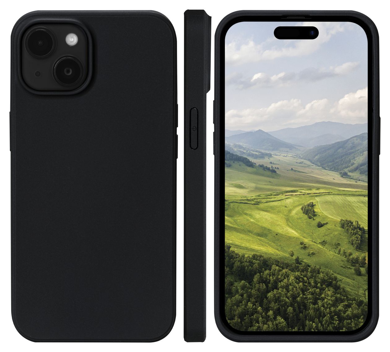 Greenland Cover für Apple iPhone 17e/16e/15/14/13  (Schwarz) 
