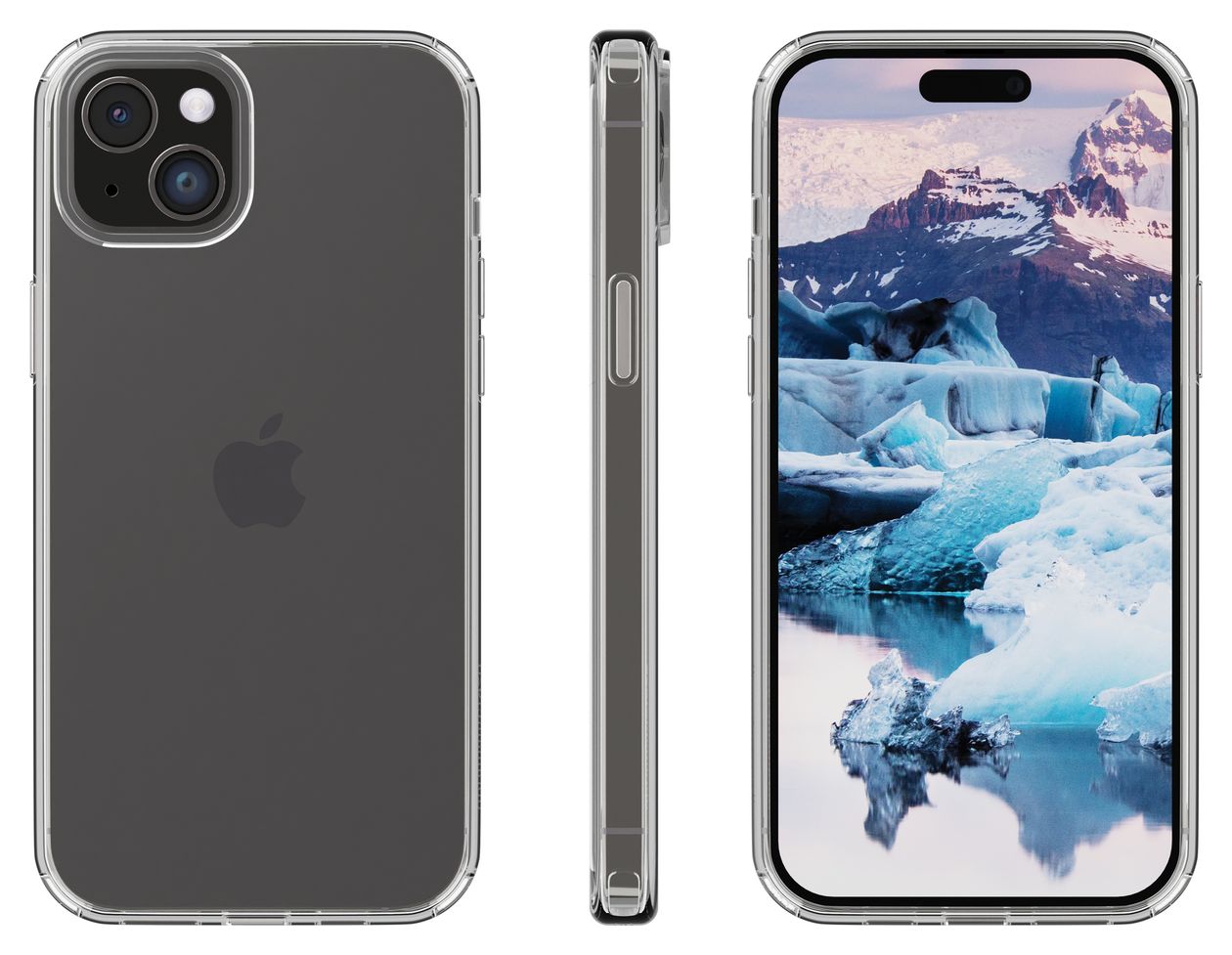 Iceland Pro Cover für Apple iPhone 17e/16e/15/14/13  (Transparent) 