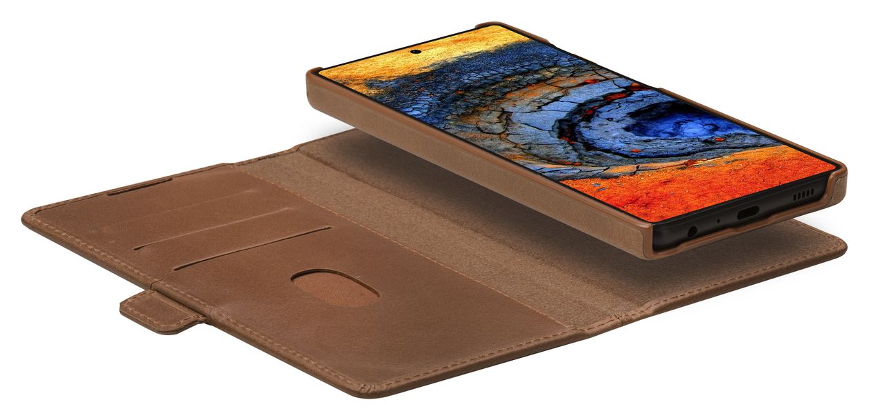 Lynge Flip case für Samsung Galaxy S25 Ultra  (Beige) 