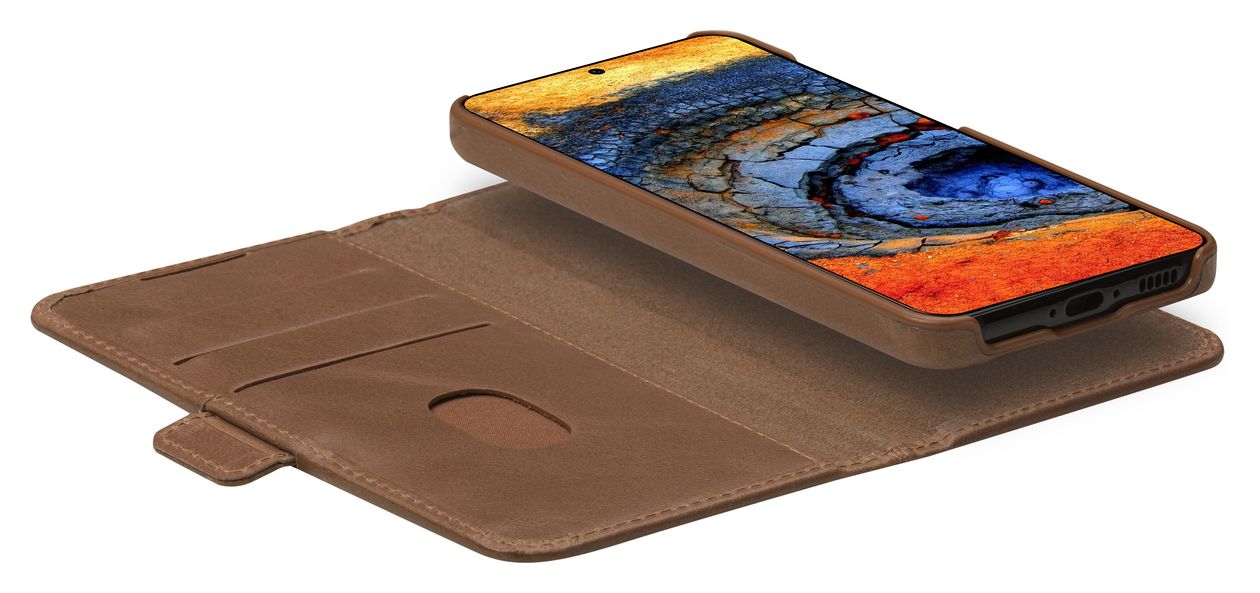 Lynge Flip case für Samsung Galaxy S25+  (Beige) 