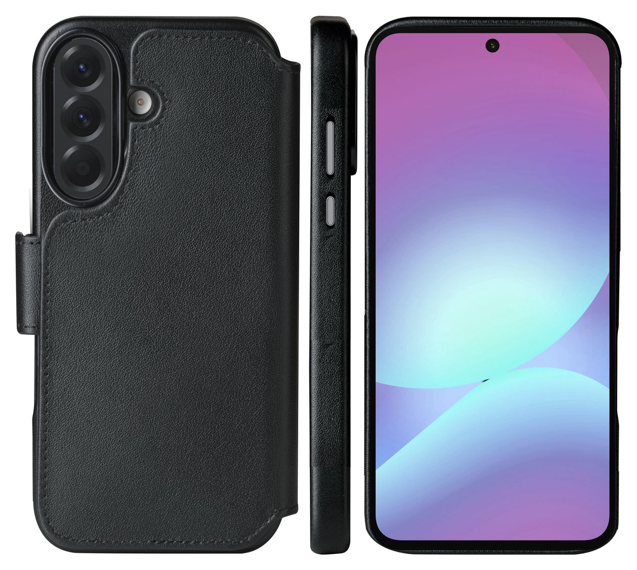 Lynge MAG Geldbörsenhülle für Samsung Galaxy A57  (Schwarz) 