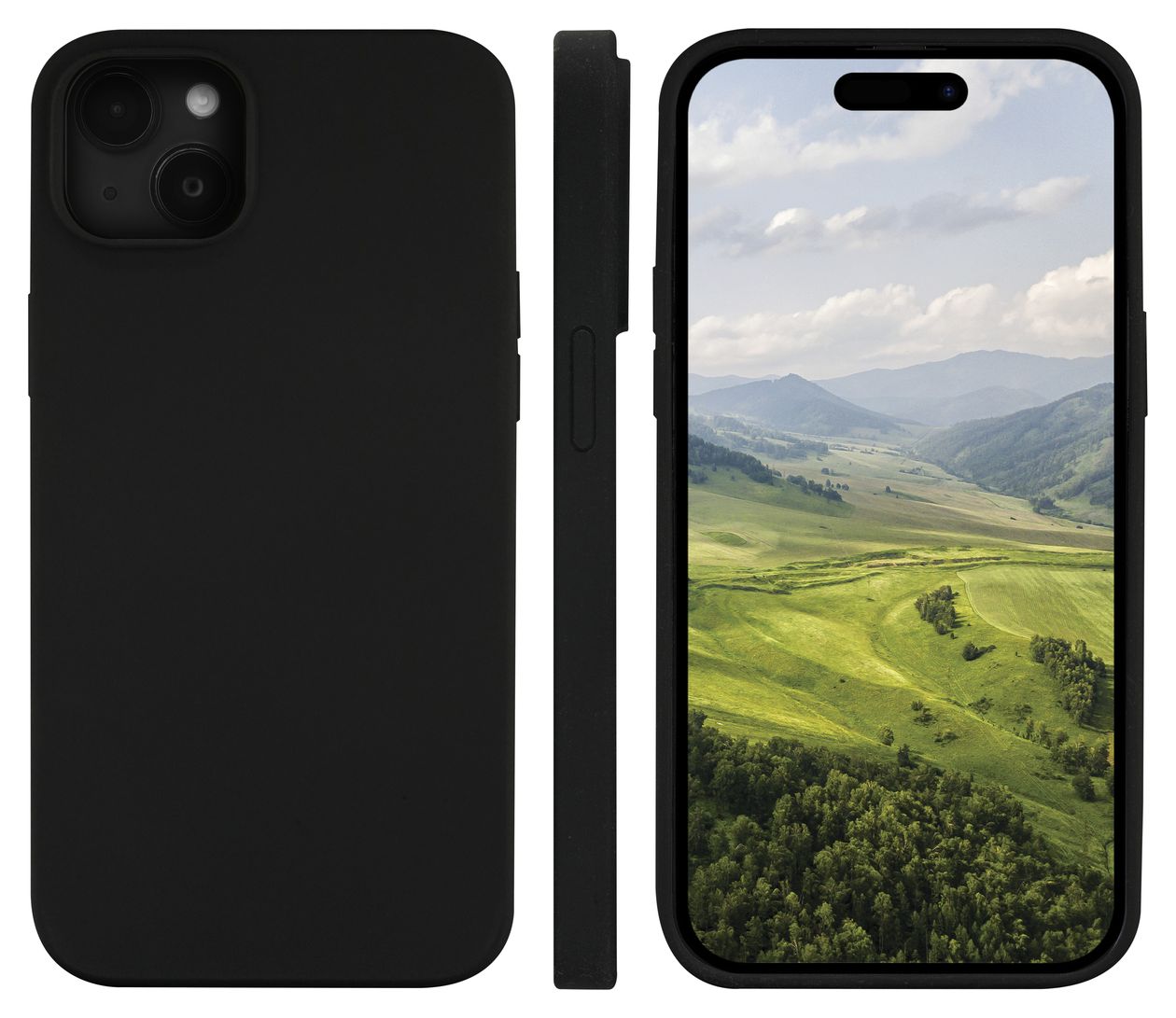 Monaco MS Cover für Apple iPhone 17e/16e/15/14/13  (Schwarz) 