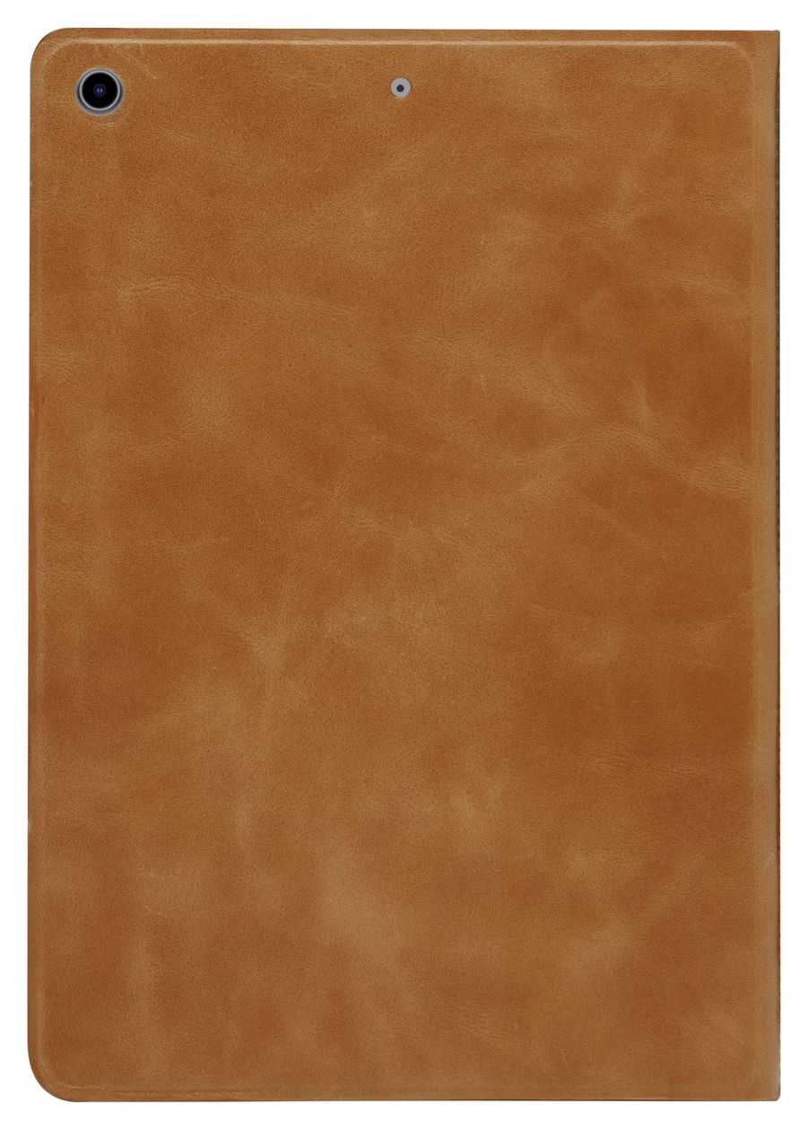 Risskov Folio aus Vollnarbenleder für Apple iPad Air 10.9"/Pro 11" bis 27,7 cm (10.9") Kratzresistent mit Magnetverschluss (Beige) 