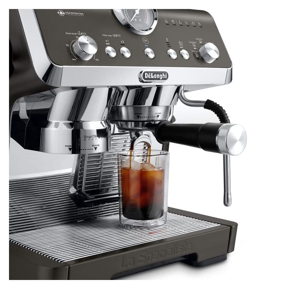 EC9555.BK La Specialista Siebträger Kaffeemaschine 19 bar 1550 W  (Schwarz, Edelstahl) 