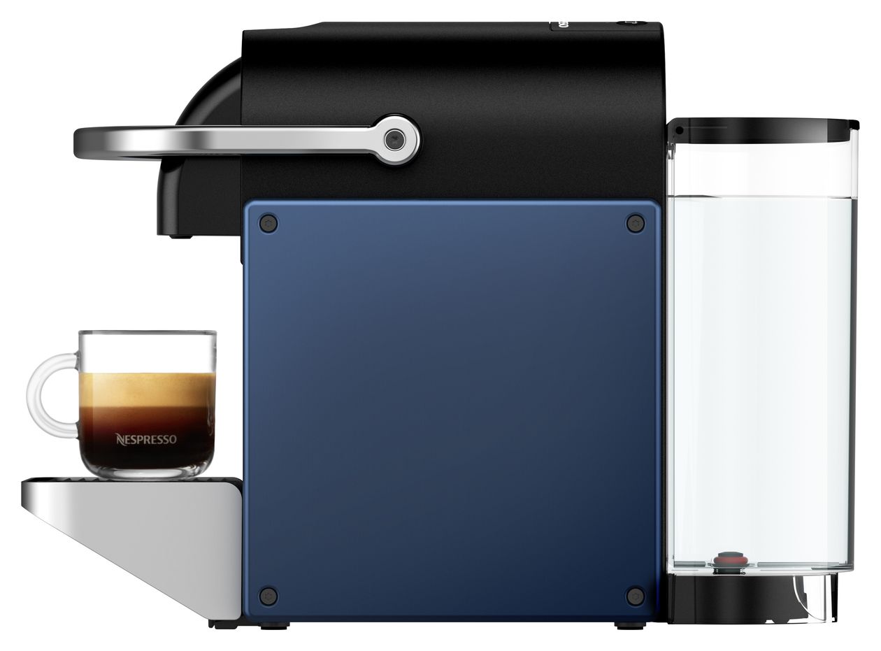 EN127.BL Pixie Nespresso Kapselmaschine 19 bar 1,0 l (Schwarz, Blau, Silber) 