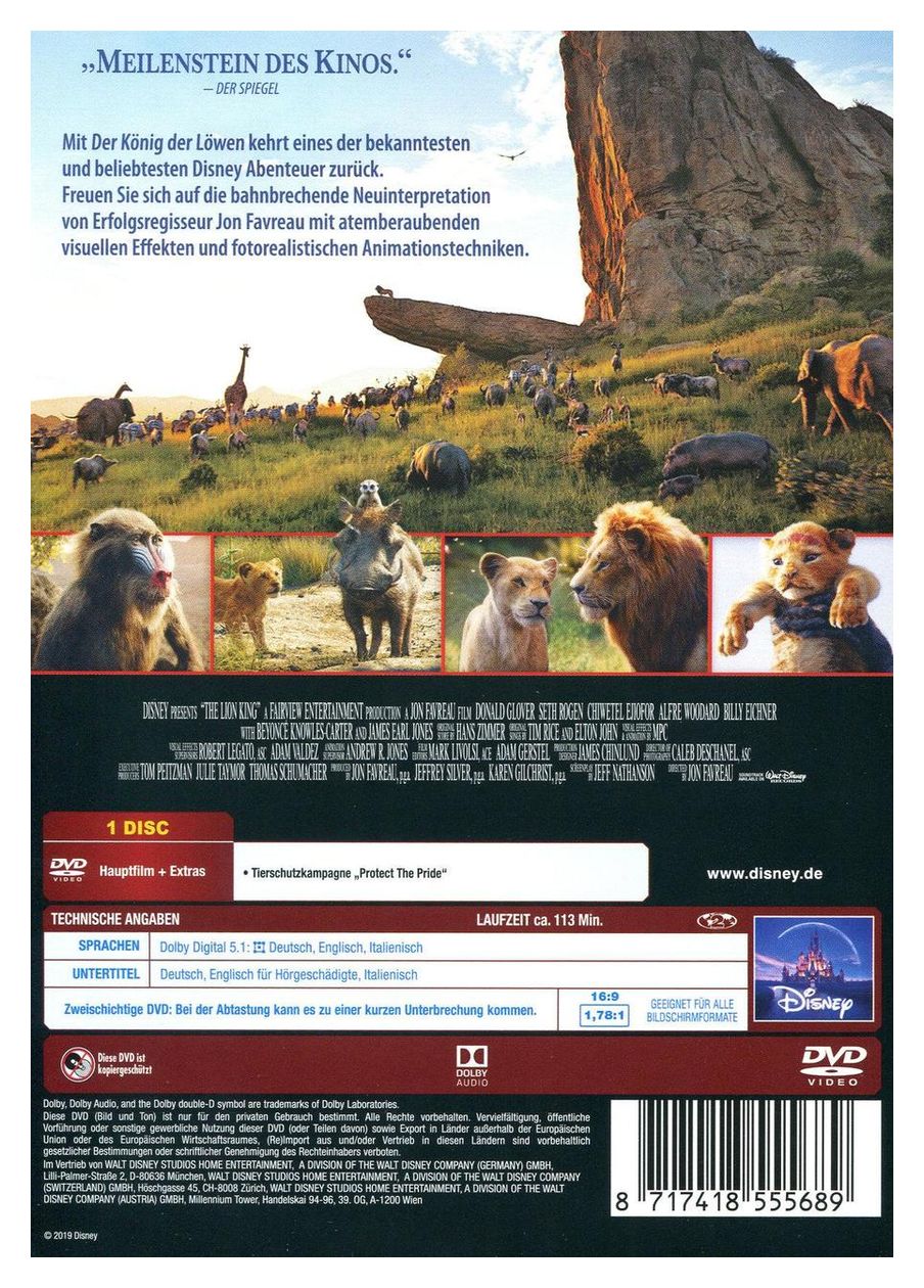 Der König der Löwen (DVD) 