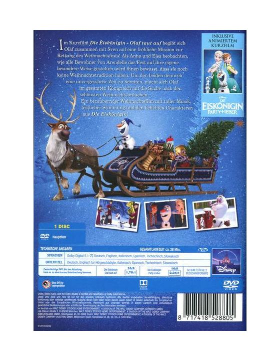 Die Eiskönigin - Olaf taut auf & Party Fieber (DVD) 