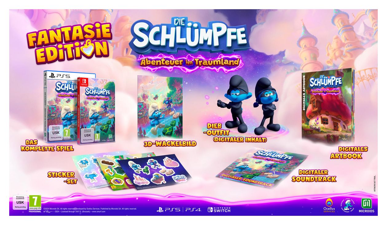 Die Schlümpfe: Abenteuer im Traumland - Fantasie Edition (PlayStation 5) 